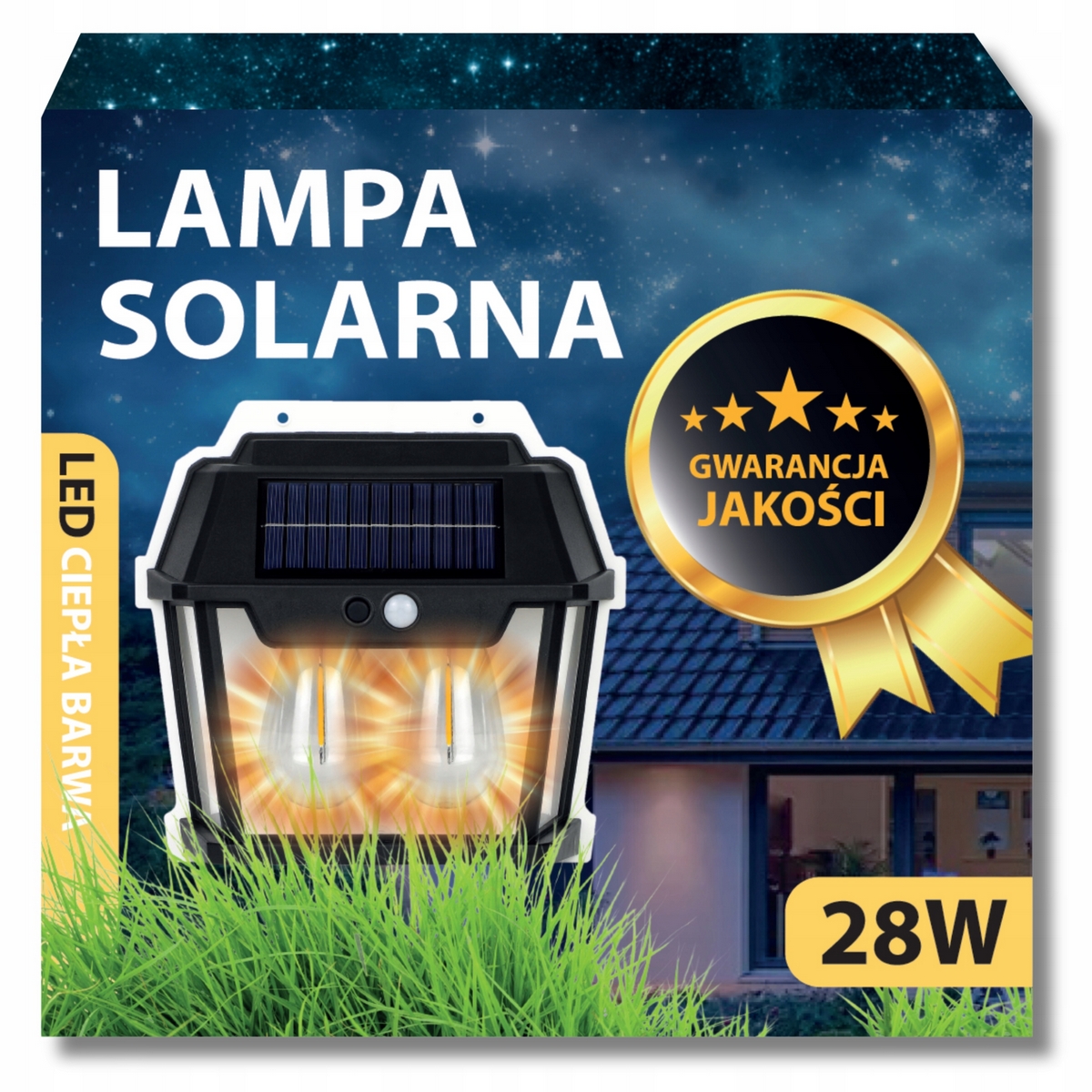 Pouličné svietidlo Red Garden 38 W 600 lm, solárne napájanie